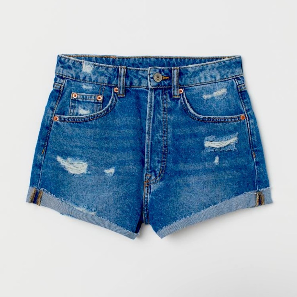 🔥H&M NWT denim shorts size 4